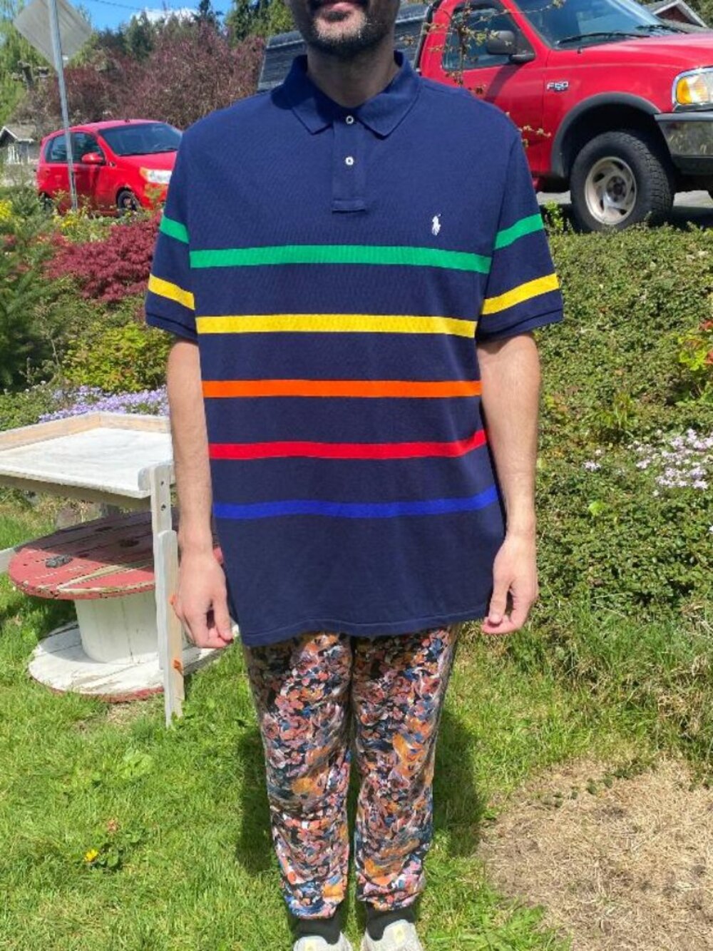 Polo Ralph Lauren striped polo shirt XXL classic fit